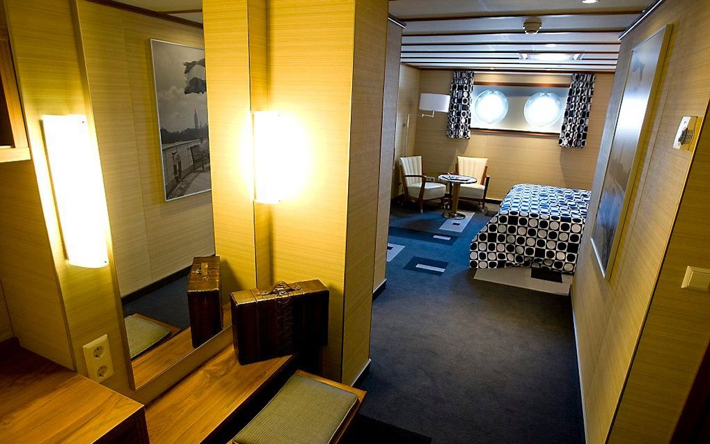 Interieur van de SS Rotterdam. Foto ANP