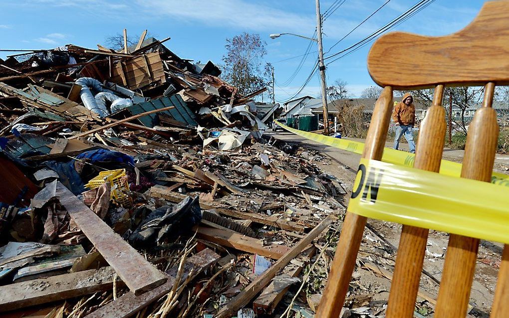 Verwoesting na Sandy. Foto EPA