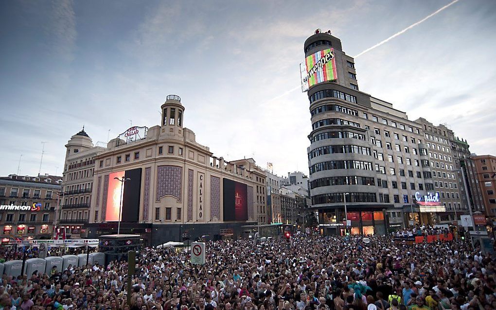 Gay Parade in Madrid. Foto EPA