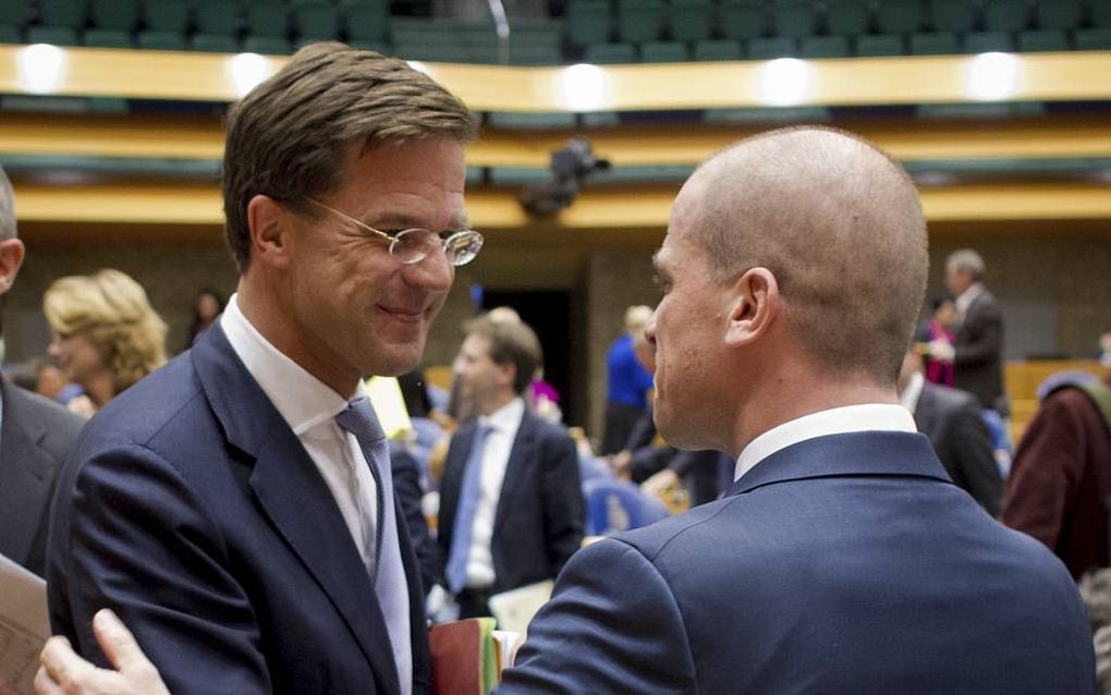 Rutte en Samsom. Foto ANP