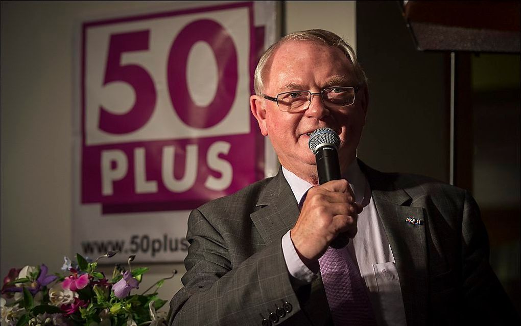 Jan Nagel, mede-oprichter van 50PLUS.  Foto ANP