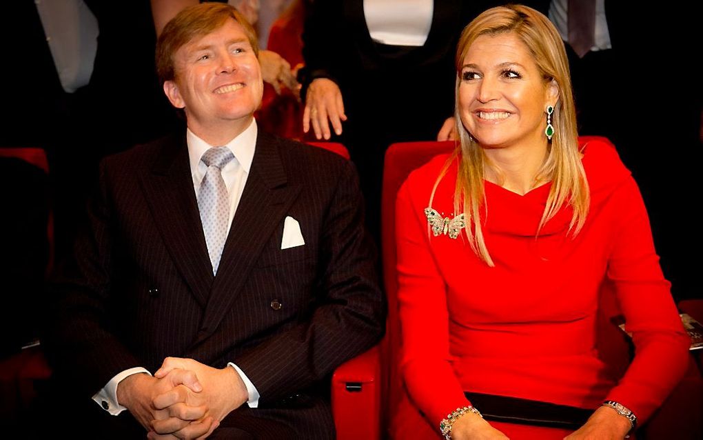 Prins Willem-Alexander en prinses Máxima zaterdagavond in Istanbul. Foto EPA