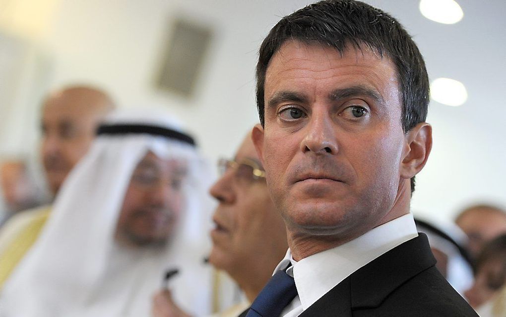 Franse minister van Binnenlandse Zaken Manuel Valls.  Foto EPA