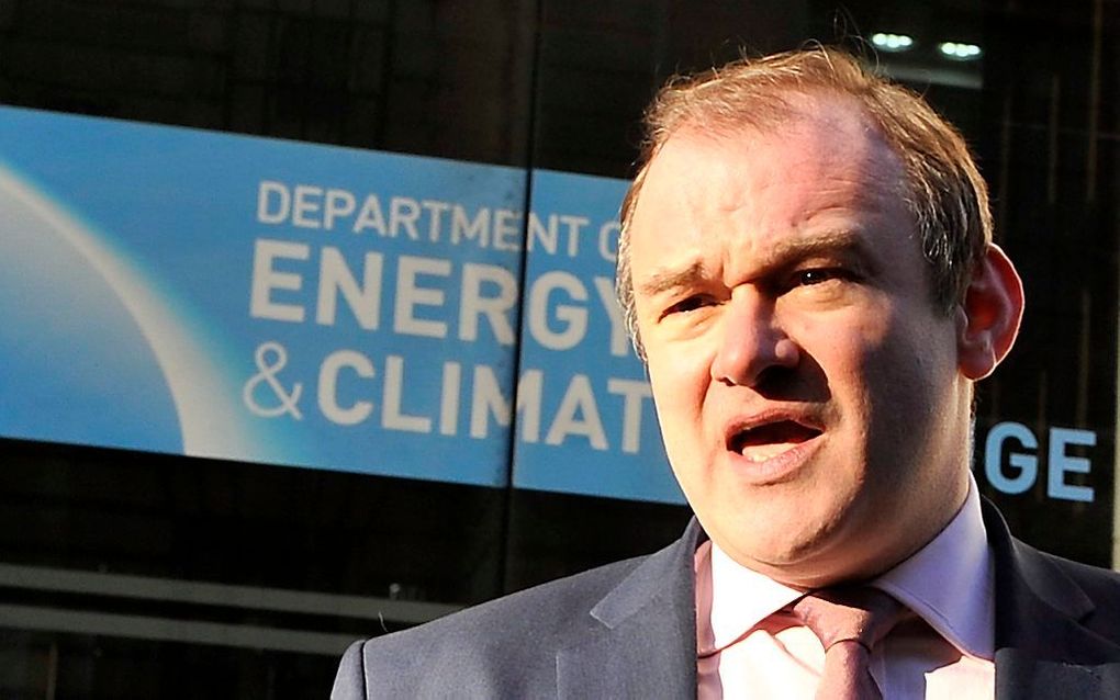 Britse minister van Energie, Ed Davey.  Foto EPA