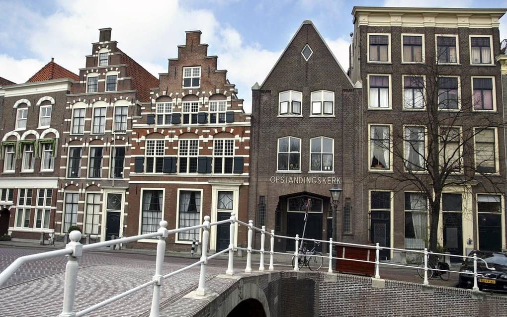 De christelijk gereformeerde Opstandingskerk in Leiden. Foto RD, Henk Visscher