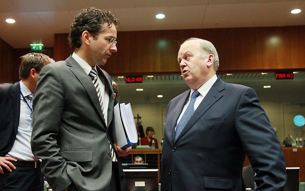 Minister van Financiën Jeroen Dijsselbloem in Brussel. Foto EPA