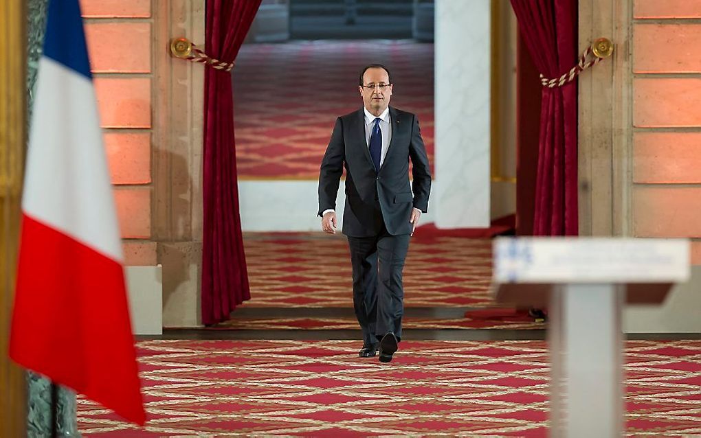 De Franse president François Hollande. Foto EPA