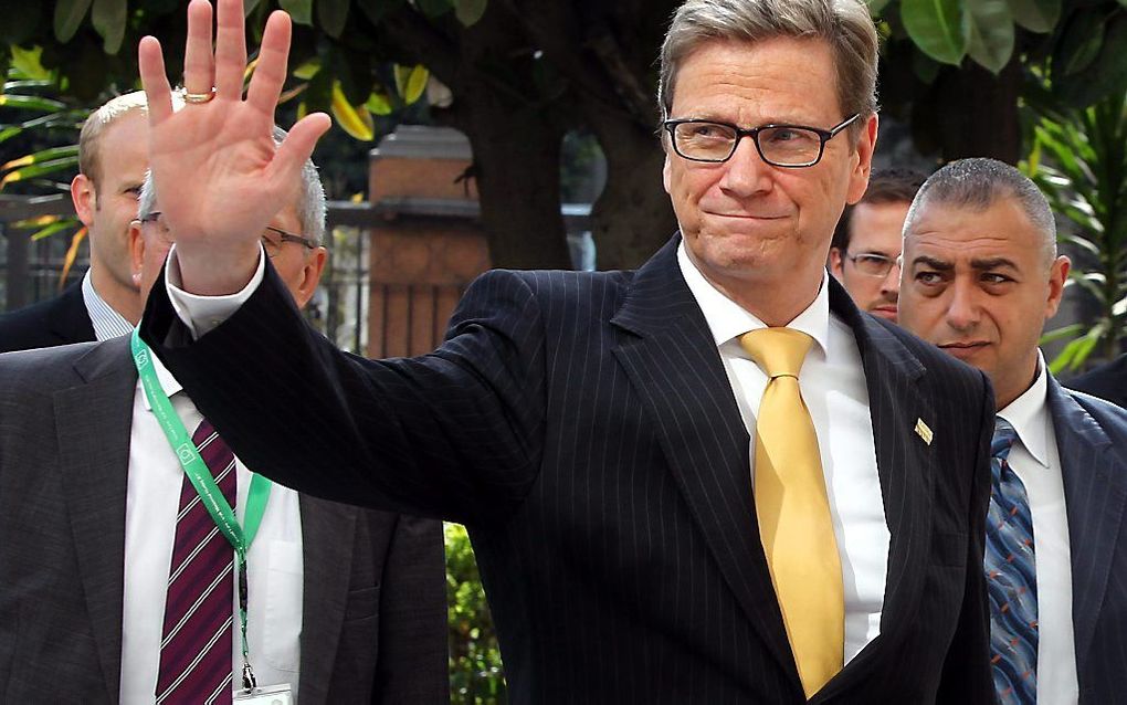 Minister van Buitenlandse Zaken Guido Westerwelle.  Foto EPA