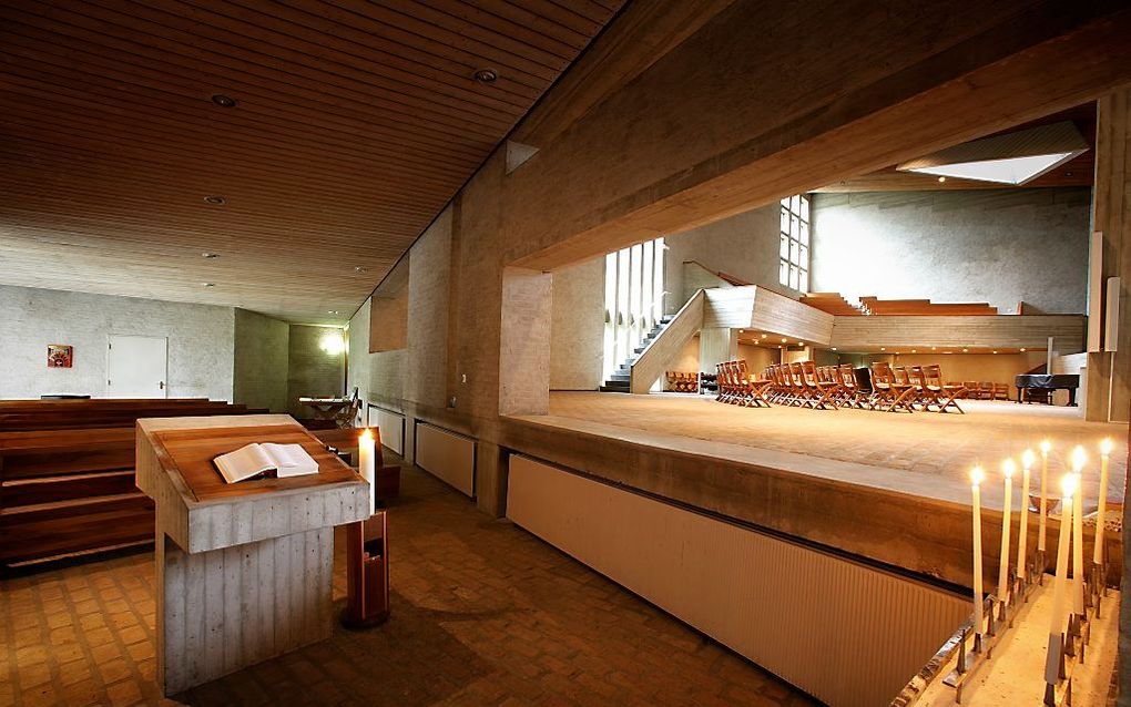 Internet blijft voor de kerk slechts een hulpmiddel, stelt ds. Ruben van Zwieten. Foto: de stilteruimte in de Thomaskerk in Amsterdam, waaraan ds. Van Zwieten is verbonden. Foto RD, Henk Visscher