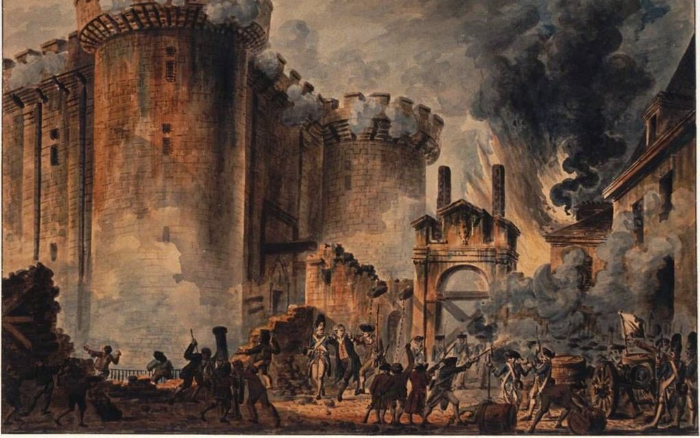 Bestorming van de Bastille (1789). Foto Bibliothèque nationale de France