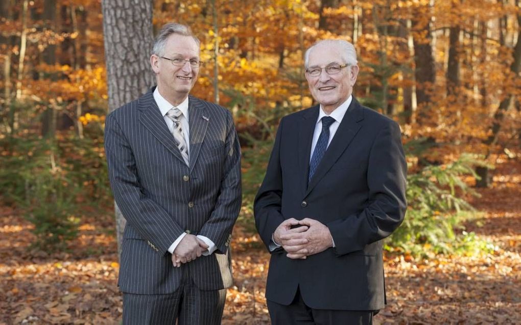 Ds. D. Quant en ds. P. Roos. „Van een gapende kloof tussen ons beiden is zeker geen sprake.” Foto RD, André Dorst