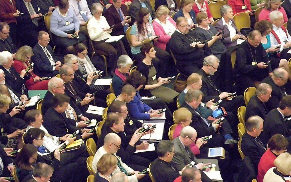 De generale synode van de Church of England stemt over de toelating van vrouwen tot het bisschopsambt. Foto RD