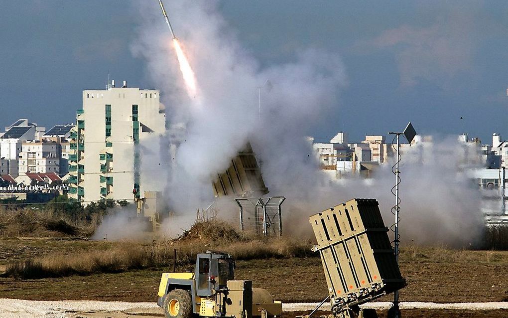 Iron Dome in actie. Foto EPA