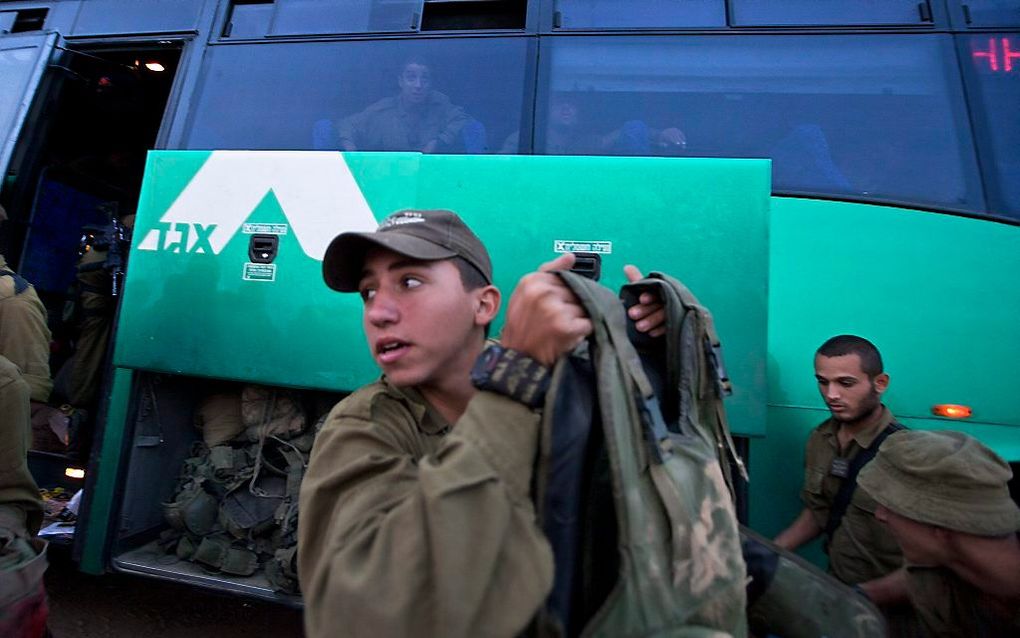 Israëlische reservisten keren huiswaarts. Foto EPA