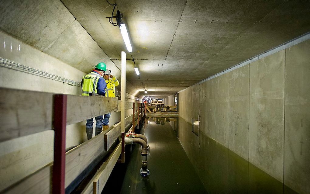 Metrotunnel Noord-Zuidlijn. Foto ANP