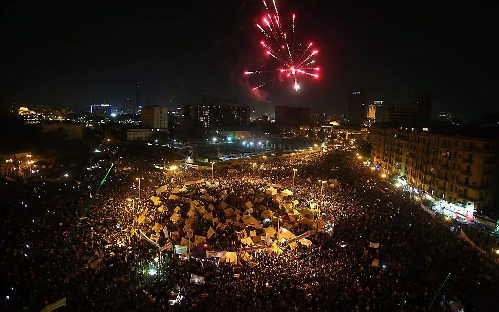 Protest tegen de Egyptische president Mursi.  Foto EPA