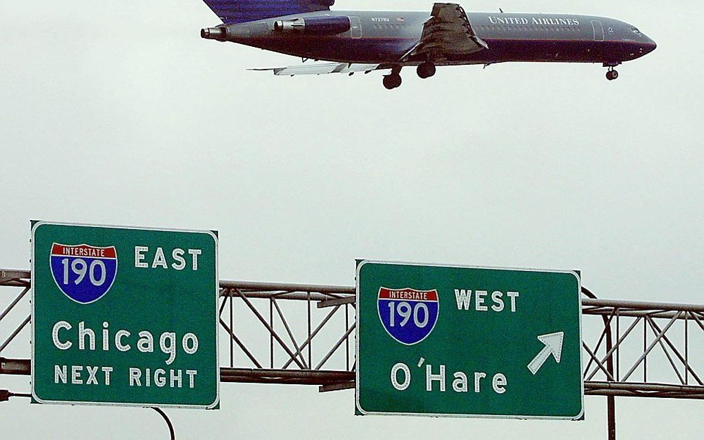 Een auto op naam van Fitzgerald heeft bijna drie jaar lang op een parkeerplaats van de luchthaven O’Hare International Airport in Chicago gestaan. Foto EPA