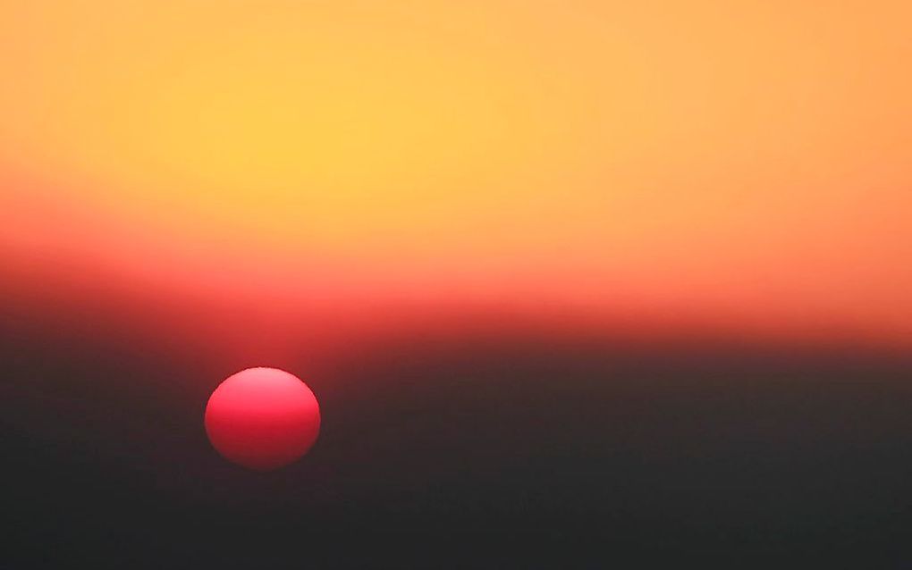 Zonsondergang in Afrika. Foto EPA