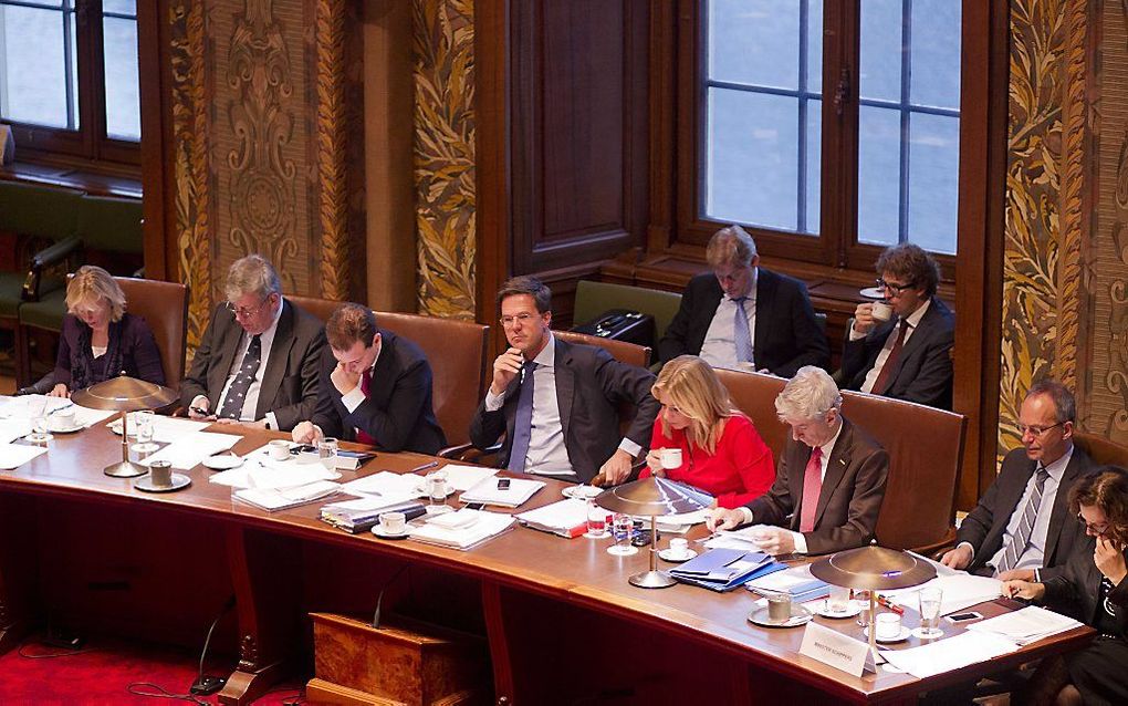 Debat over Algemene beschouwingen in de Senaat. Foto ANP