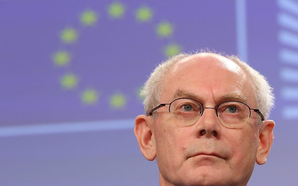 Europees president Herman van Rompuy.  Foto EPA