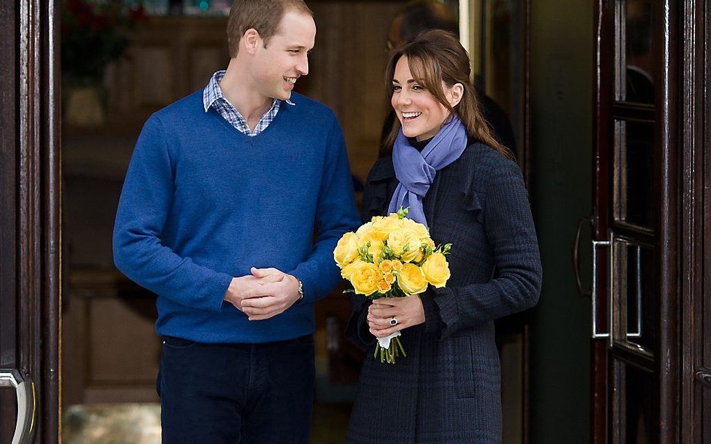 William en Kate. Foto AFP