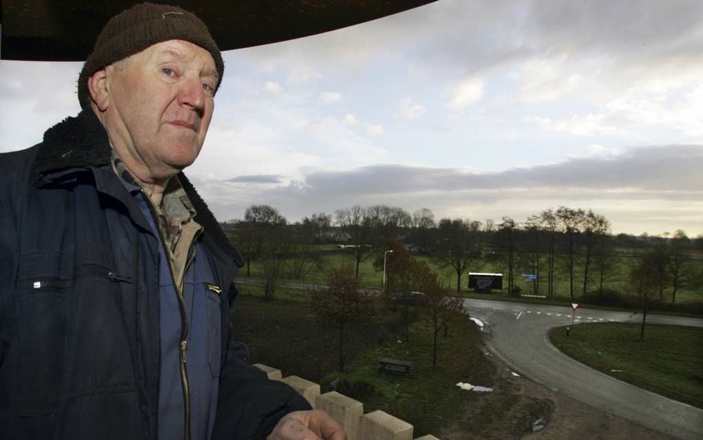 Boer Albert Nijenbrink uit Staphorst. Foto Eelco Kuiken