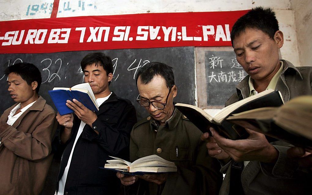 Chinese christenen. Foto EPA