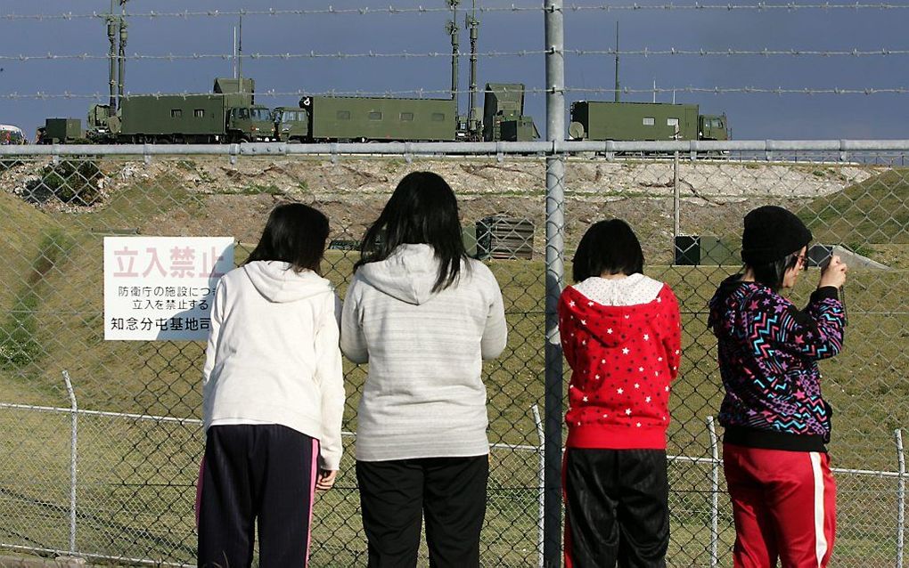 Patriot-installatie in het zuiden van Japan. Foto EPA