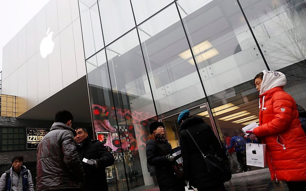 Apple-winkel in Beijing. Foto EPA