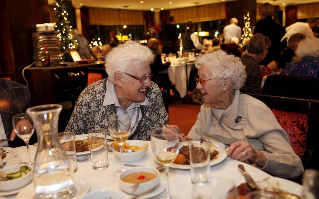 Kerstdiner Nationaal Ouderenfonds. Foto Nationaal Ouderenfonds.