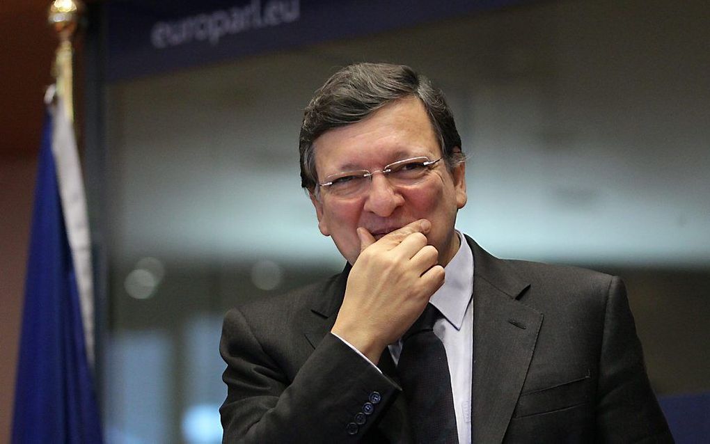 Voorzitter Europese Commissie, Barroso.  Foto EPA