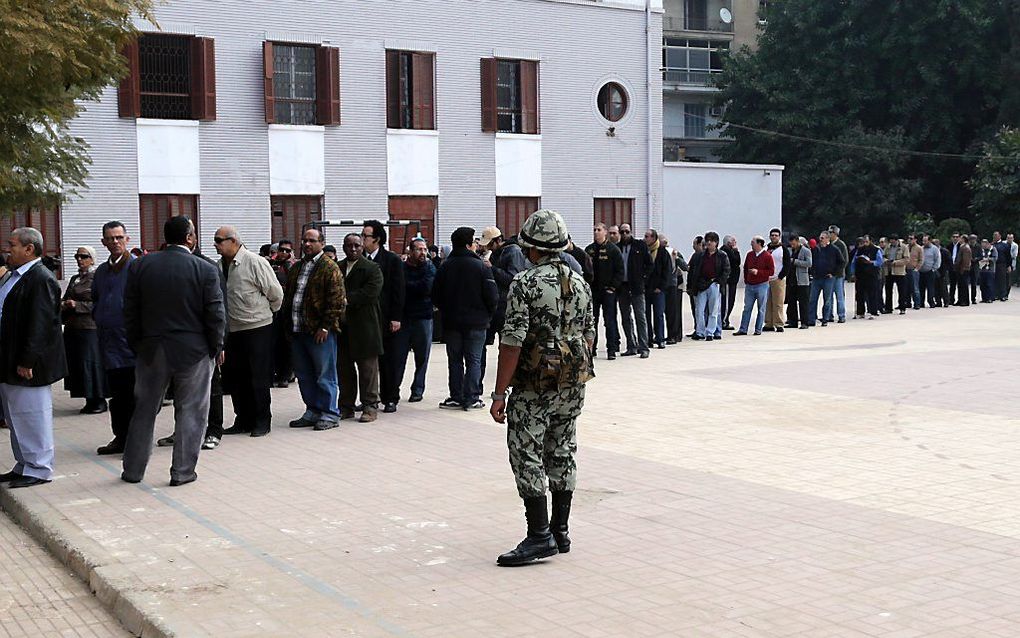 Eerste dag referendum.  Foto EPA