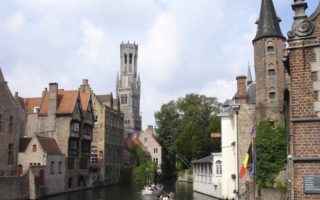 Brugge vanaf het water. Foto Marius Bremmer