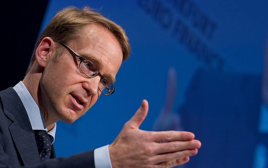 President van de Duitse bank, Jens Weidmann.  Foto EPA