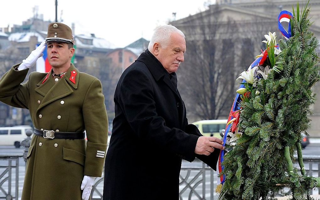 President Vaclav Klaus van Tsjechië.  Foto EPA