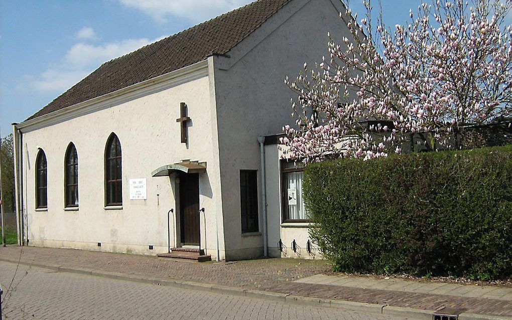 Kerkgebouw Irene aan de Schoolstraat 51 te Zutphen. De hervormde evangelisatie die hier samenkomt, wordt zondag een zelfstandige hervormde gemeente. Foto Co van Breeschoten