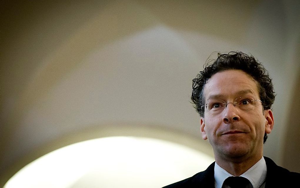 Minister Jeroen Dijsselbloem van Financiën.  Foto ANP