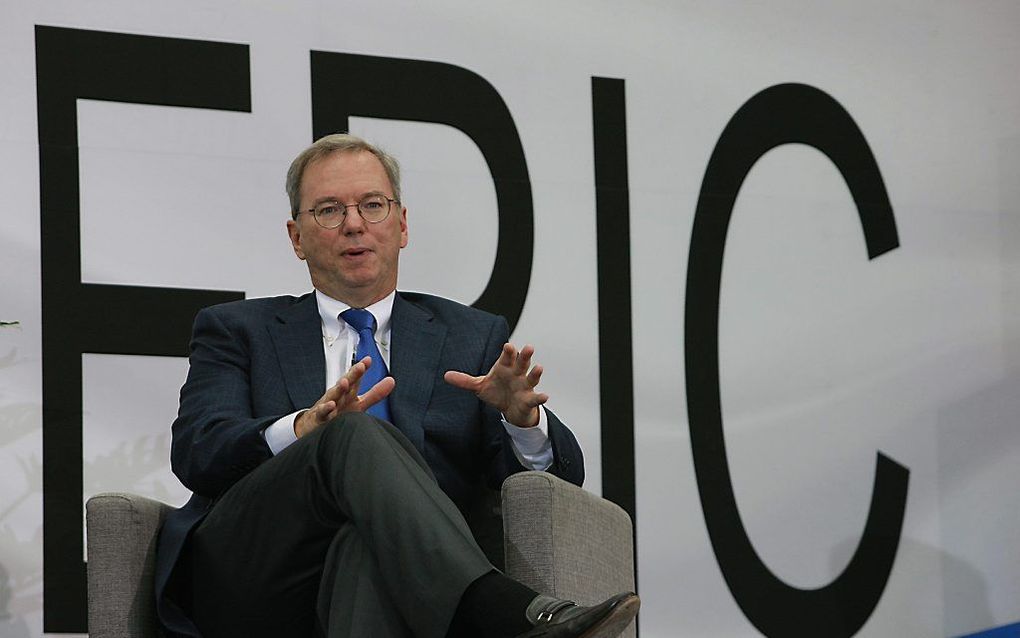 Google-topman Eric Schmidt.  Foto EPA