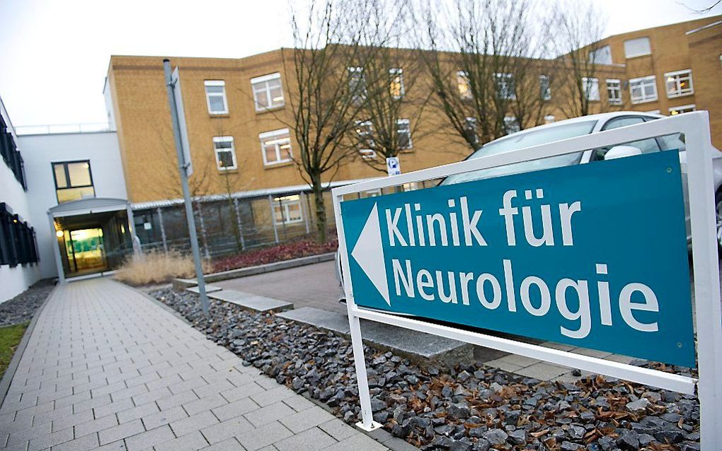 De Klinikum am Gesundbrunnen, het Duitse ziekenhuis in Heilbronn waar de omstreden neuroloog Ernst Jansen Steur werkte. Foto ANP