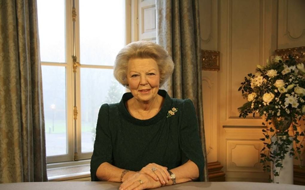 Kersttoespraak Koningin Beatrix in 2012. Foto NOS