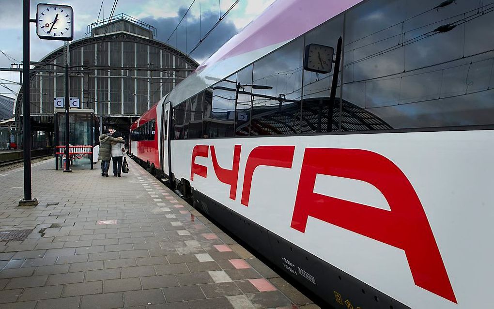 De resultaten die de hogesnelheidstrein Fyra de eerste maand boekte, zijn ronduit slecht. Foto ANP