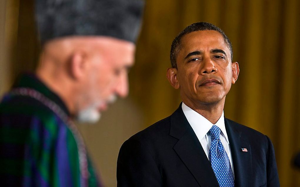 Karzai en Obama. Foto EPA