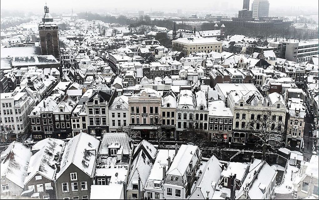 Utrecht in de sneeuw. Foto ANP