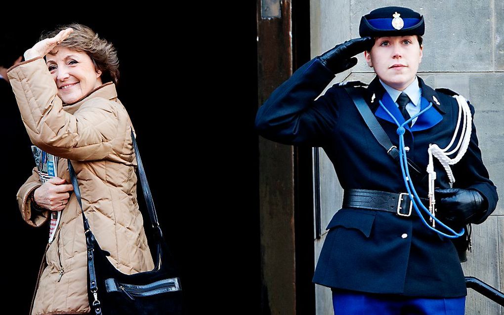 Margriet, die voor haar werk geen toelage krijgt, staat Beatrix tot op de dag van vandaag bij. „Zo zijn we nu eenmaal opgevoed”, verklaarde ze zelf die taakopvatting. Foto ANP