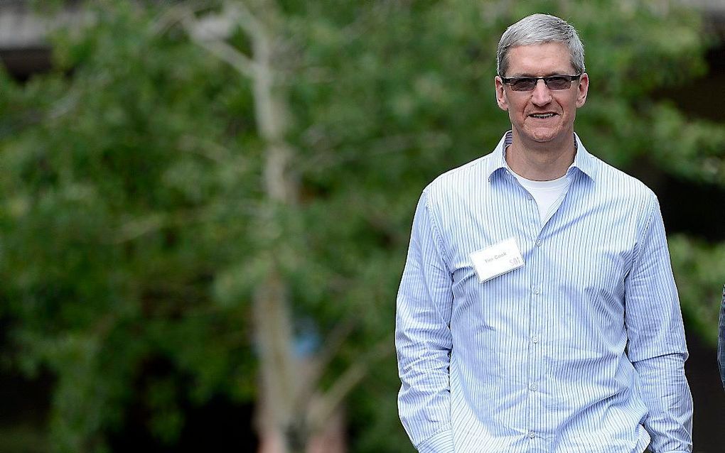 Apple-topman Tim Cook.   Foto EPA