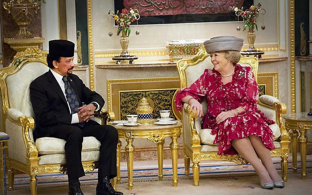 De sultan en de koningin. Foto ANP