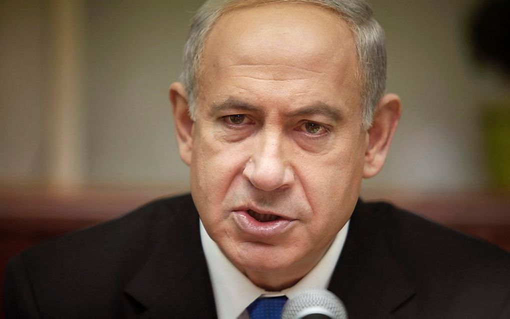 De Israëlische premier Netanyahu.  Foto EPA