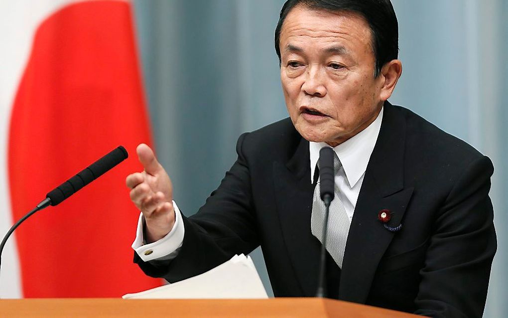 Taro Aso. Foto EPA