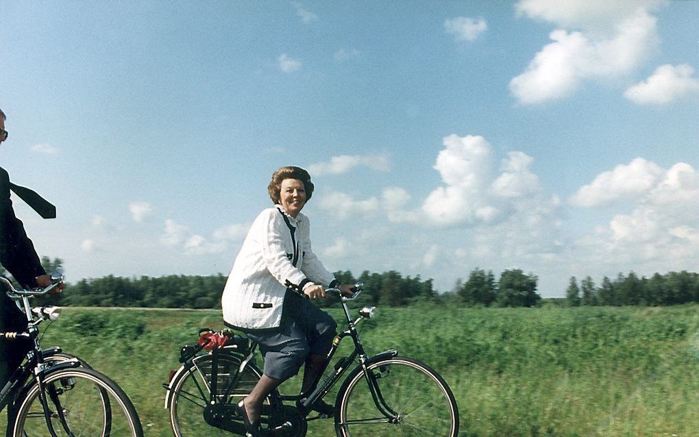 Werkbezoek aan het Waterland in 1991. Foto ANP