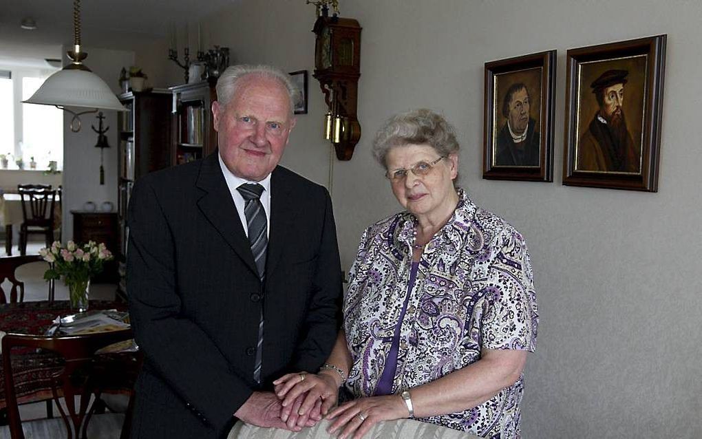 Ds. Quist en zijn vrouw. Foto RD